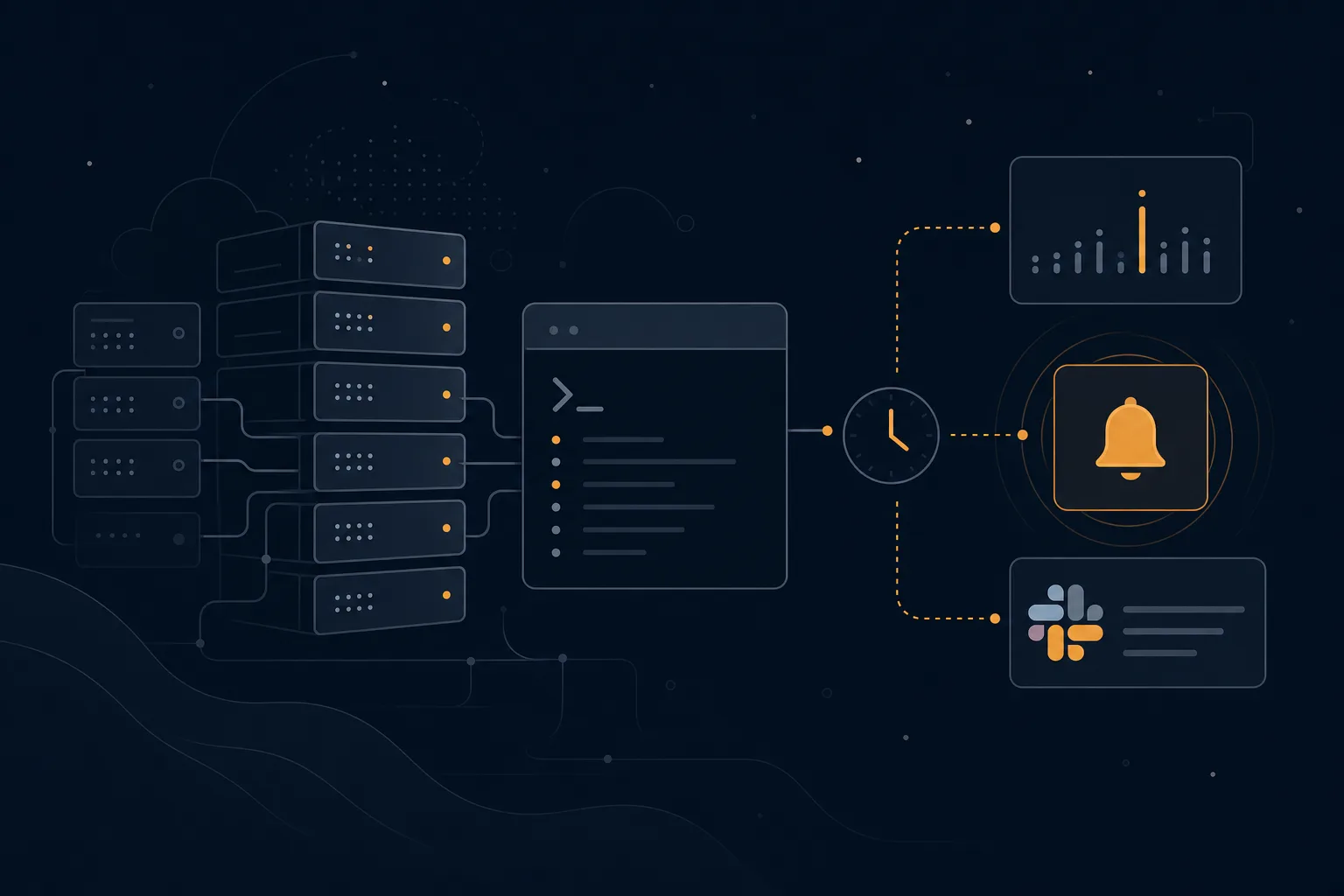 Automating server monitoring with cron + Slack