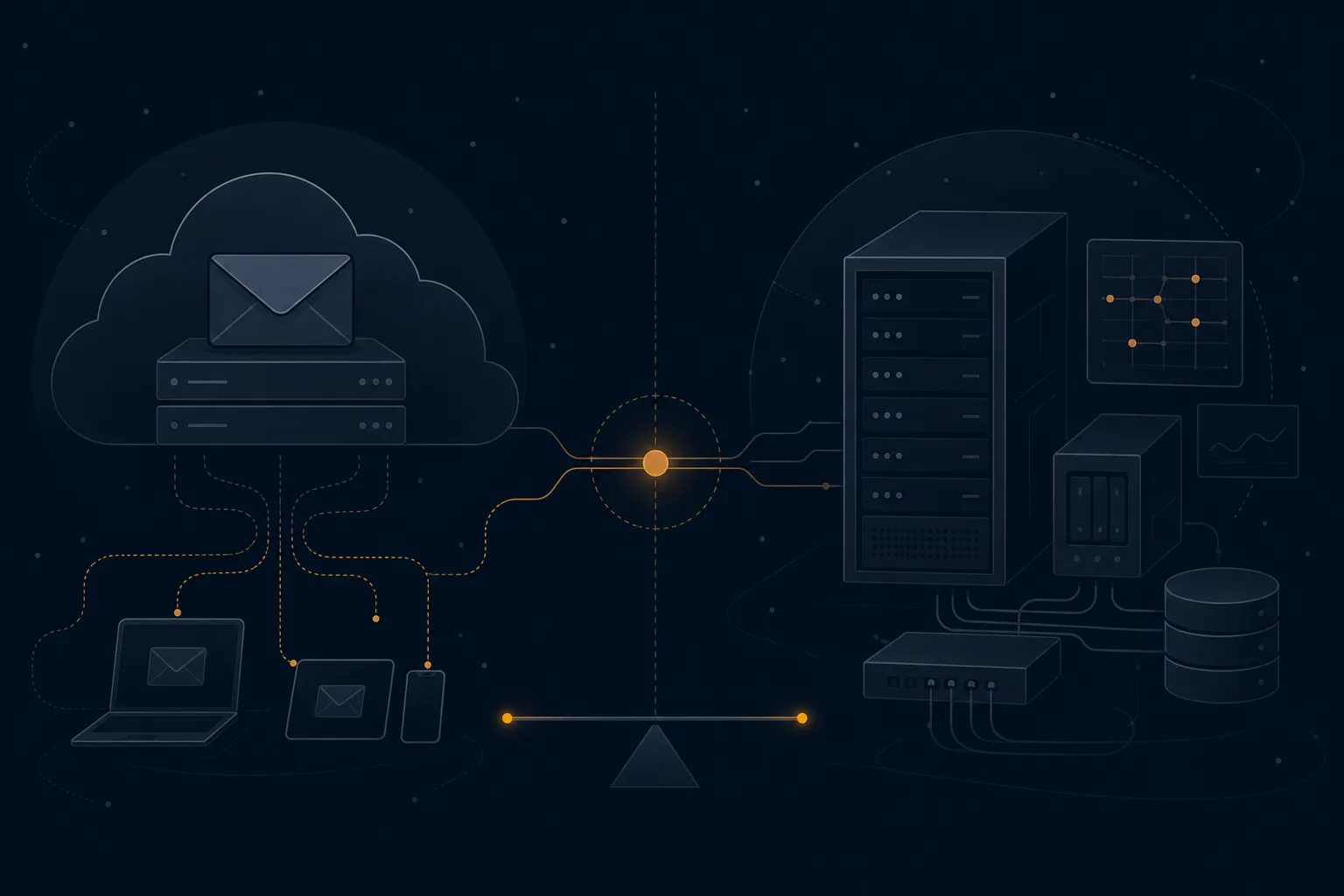Hosted email vs self-hosted in 2026